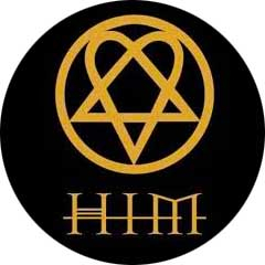 HIM - HEARTAGRAM - motiv 2 - okrúhla podložka pod pohár