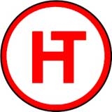 HT - hydrant logo - okrúhla podložka pod pohár