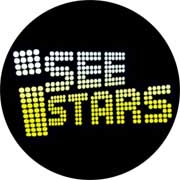I SEE STARS - Logo - okrúhla podložka pod pohár