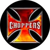 INDEPENDENT - MALTÉZSKY KRÍŽ - CHOPPERS - Fire Logo - okrúhla podložka pod pohár