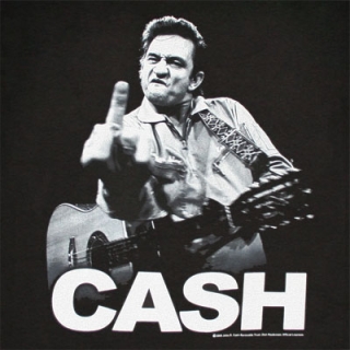 JOHNNY CASH - Finger - okrúhla podložka pod pohár