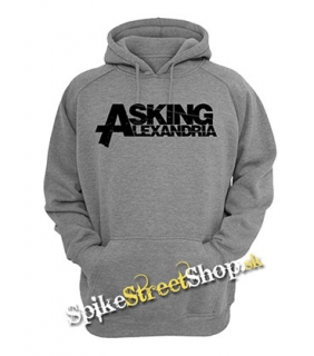 ASKING ALEXANDRIA - Logo - šedá pánska mikina