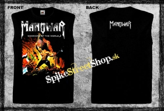 MANOWAR - Warriors Of The World The World - čierne pánske tričko bez rukávov
