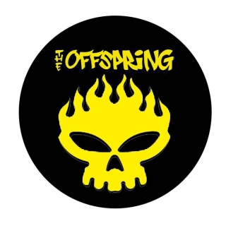 OFFSPRING - Yellow Logo - okrúhla podložka pod pohár