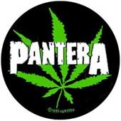 PANTERA - Marihuana Leaf - okrúhla podložka pod pohár