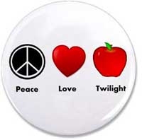 PEACE LOVE TWILIGHT - okrúhla podložka pod pohár