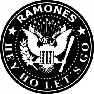 RAMONES - Hey Ho - okrúhla podložka pod pohár