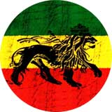 RASTA LION - okrúhla podložka pod pohár