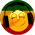 RASTA SMILE - 2 - okrúhla podložka pod pohár