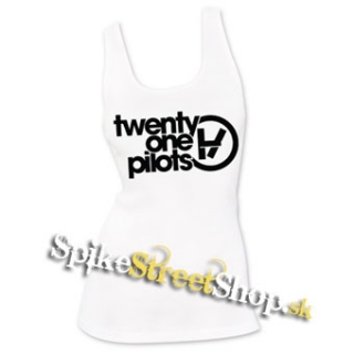 TWENTY ONE PILOTS - Logo - Ladies Vest Top - biele