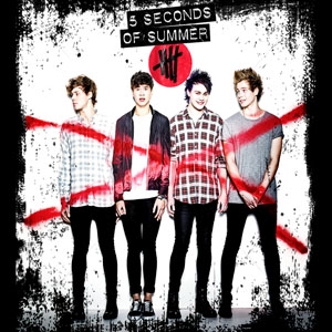 5 SECONDS OF SUMMER - Album Cover One - štvorcová podložka pod pohár