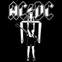 AC/DC - Flick Of The Switch - štvorcová podložka pod pohár
