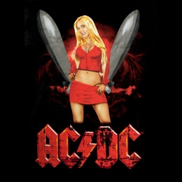 AC/DC - Missile - štvorcová podložka pod pohár