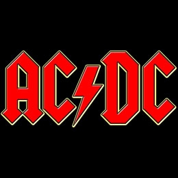 AC/DC - Red Logo - štvorcová podložka pod pohár