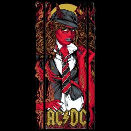 AC/DC - Termagant - štvorcová podložka pod pohár