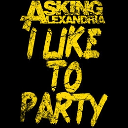 ASKING ALEXANDRIA - I Like To Party Yellow - štvorcová podložka pod pohár