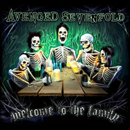 AVENGED SEVENFOLD - Welcome To The Family - štvorcová podložka pod pohár