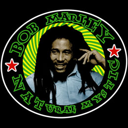 BOB MARLEY - Natural Reggae Mystic Man - štvorcová podložka pod pohár