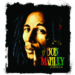 BOB MARLEY - Rasta Smoke - štvorcová podložka pod pohár