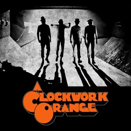 CLOCKWORK ORANGE - štvorcová podložka pod pohár