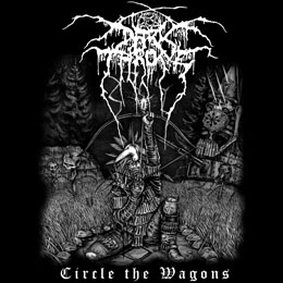 DARK THRONE - Circle The Wagons - štvorcová podložka pod pohár