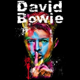 DAVID BOWIE - Colour Portrait - štvorcová podložka pod pohár