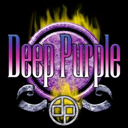 DEEP PURPLE - Flames - štvorcová podložka pod pohár