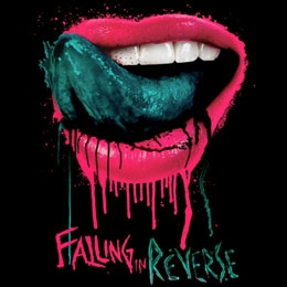 FALLING IN REVERSE - Lips - štvorcová podložka pod pohár