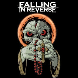 FALLING IN REVERSE - Saint - štvorcová podložka pod pohár