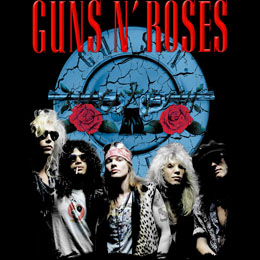 GUNS N ROSES - Forever Band - štvorcová podložka pod pohár