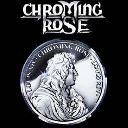 CHROMING ROSE - Louis XIV - štvorcová podložka pod pohár