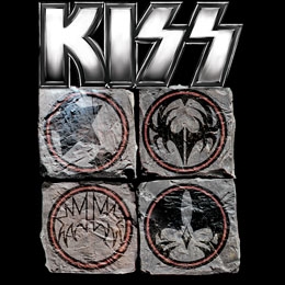 KISS - Symbols - štvorcová podložka pod pohár