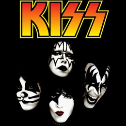 KISS - Tváre - štvorcová podložka pod pohár