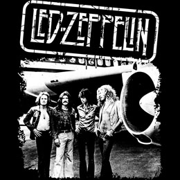 LED ZEPPELIN - Aeroplane - štvorcová podložka pod pohár