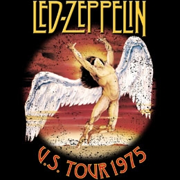 LED ZEPPELIN - Us Tour 1975 - štvorcová podložka pod pohár