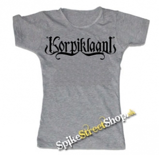 KORPIKLAANI - Logo - šedé dámske tričko
