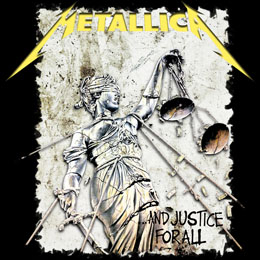 METALLICA - And Justice For All - štvorcová podložka pod pohár