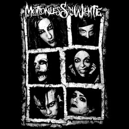 MOTIONLESS IN WHITE - Faces - štvorcová podložka pod pohár