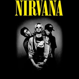 NIRVANA - Band - štvorcová podložka pod pohár