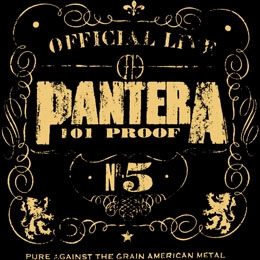 PANTERA - 101 Proof - štvorcová podložka pod pohár