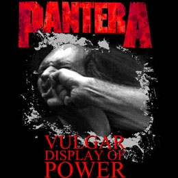 PANTERA - Vulgar Display Of Power - štvorcová podložka pod pohár