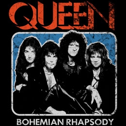 QUEEN - Bohemian Rhapsody - štvorcová podložka pod pohár