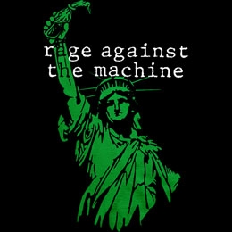 RAGE AGAINST THE MACHINE - Liberty - štvorcová podložka pod pohár