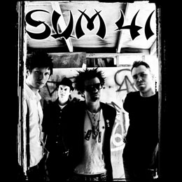 SUM 41 - Japanese - štvorcová podložka pod pohár