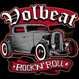 VOLBEAT - Rock´n´roll - štvorcová podložka pod pohár