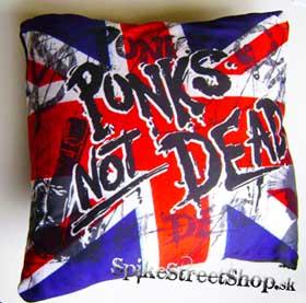 PUNKS NOT DEAD - U.K.Flag motive - vankúš