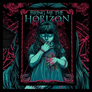 BRING ME THE HORIZON - My Little Devil - štvorcová podložka pod pohár