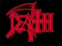 DEATH - Red Logo - štvorcová podložka pod pohár