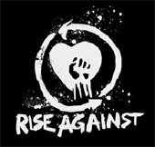 RISE AGAINST - štvorcová podložka pod pohár