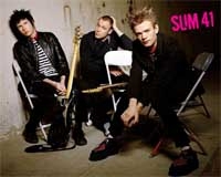 SUM 41 - Band - štvorcová podložka pod pohár